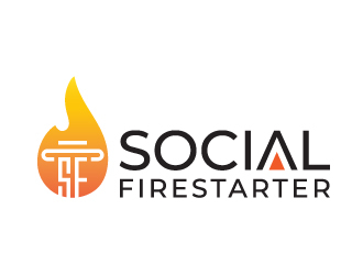 Social Firestarter logo design by logoworld