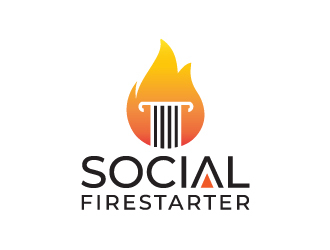 Social Firestarter logo design by logoworld