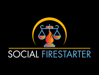 Social Firestarter logo design by pilKB