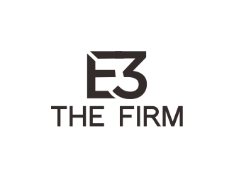 E3 The Firm logo design by dayco