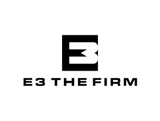 E3 The Firm logo design by GassPoll