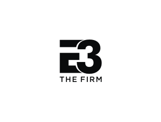 E3 The Firm logo design by mbamboex