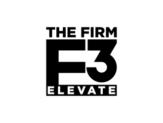 E3 The Firm logo design by brandshark