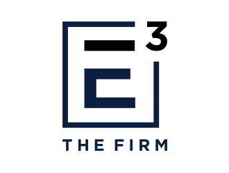 E3 The Firm logo design by Zhafir