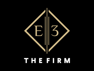 E3 The Firm logo design by hashirama