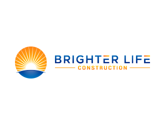 Brighter Life Construction  logo design by lexipej
