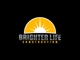 Brighter Life Construction  logo design by josephope