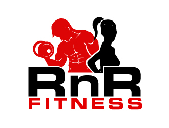 RnR Fitness logo design by AamirKhan