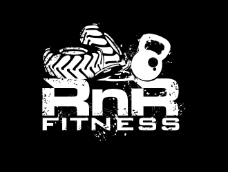 RnR Fitness logo design by M J