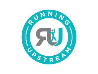 Running Upstream Logo Design - 48hourslogo