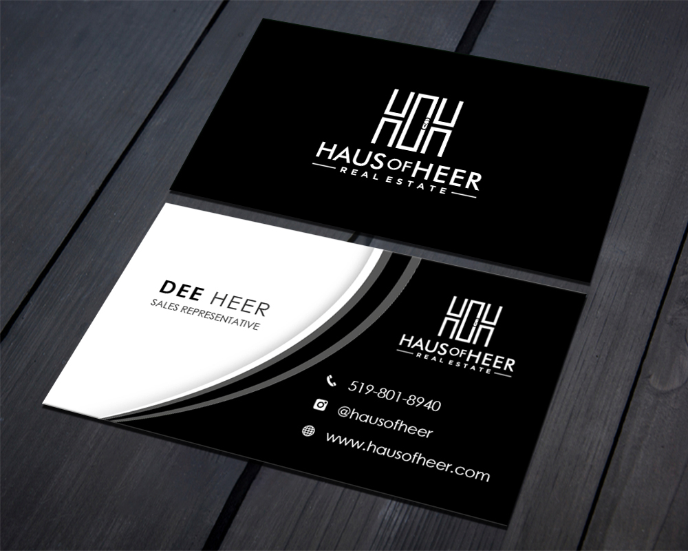 Haus of Heer also known as HOH (short form) logo design by jhunior