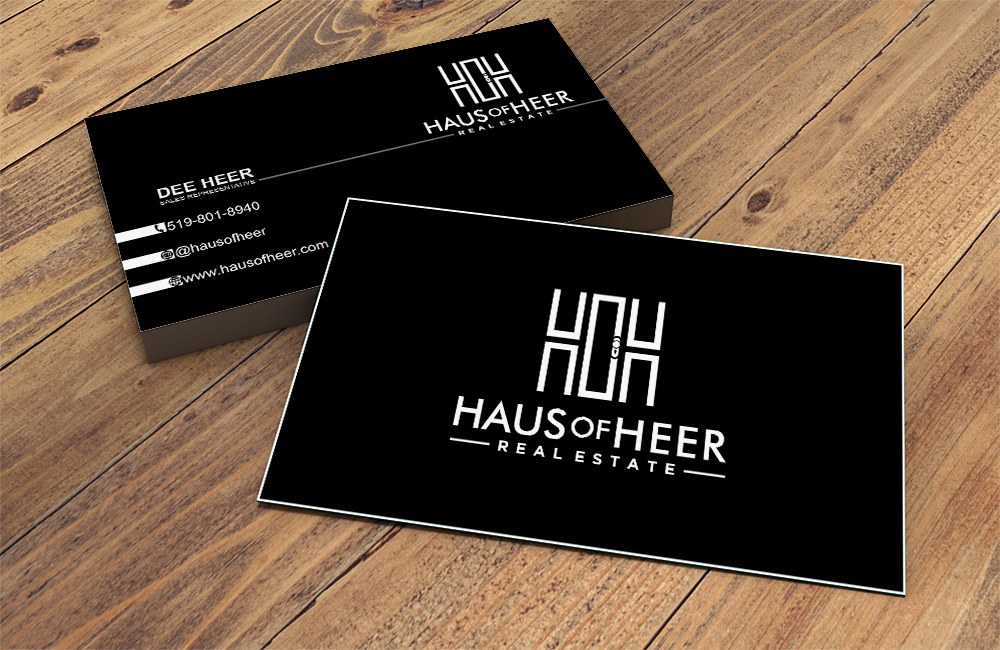 Haus of Heer also known as HOH (short form) logo design by Sofia Shakir