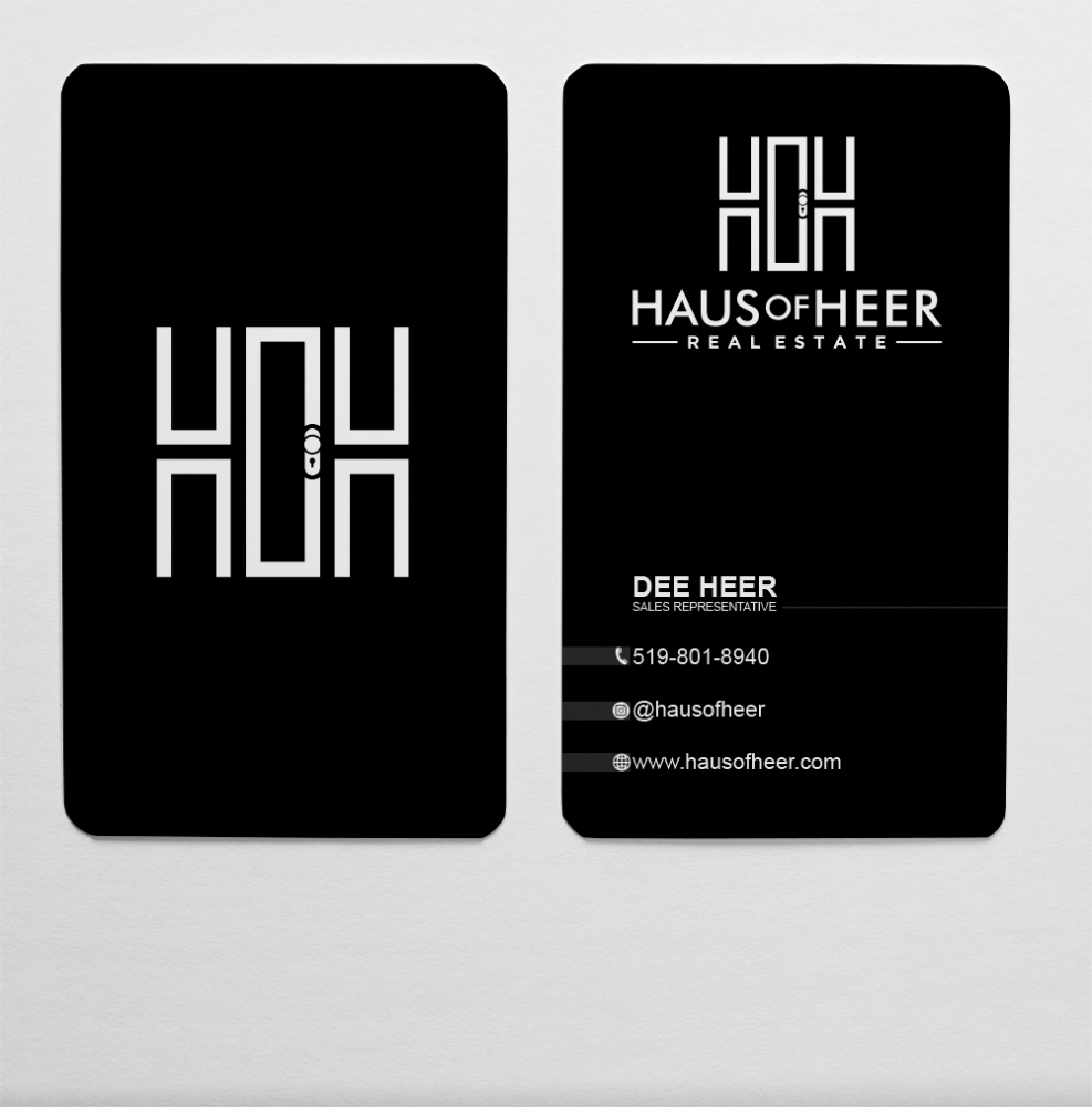 Haus of Heer also known as HOH (short form) logo design by Sofia Shakir