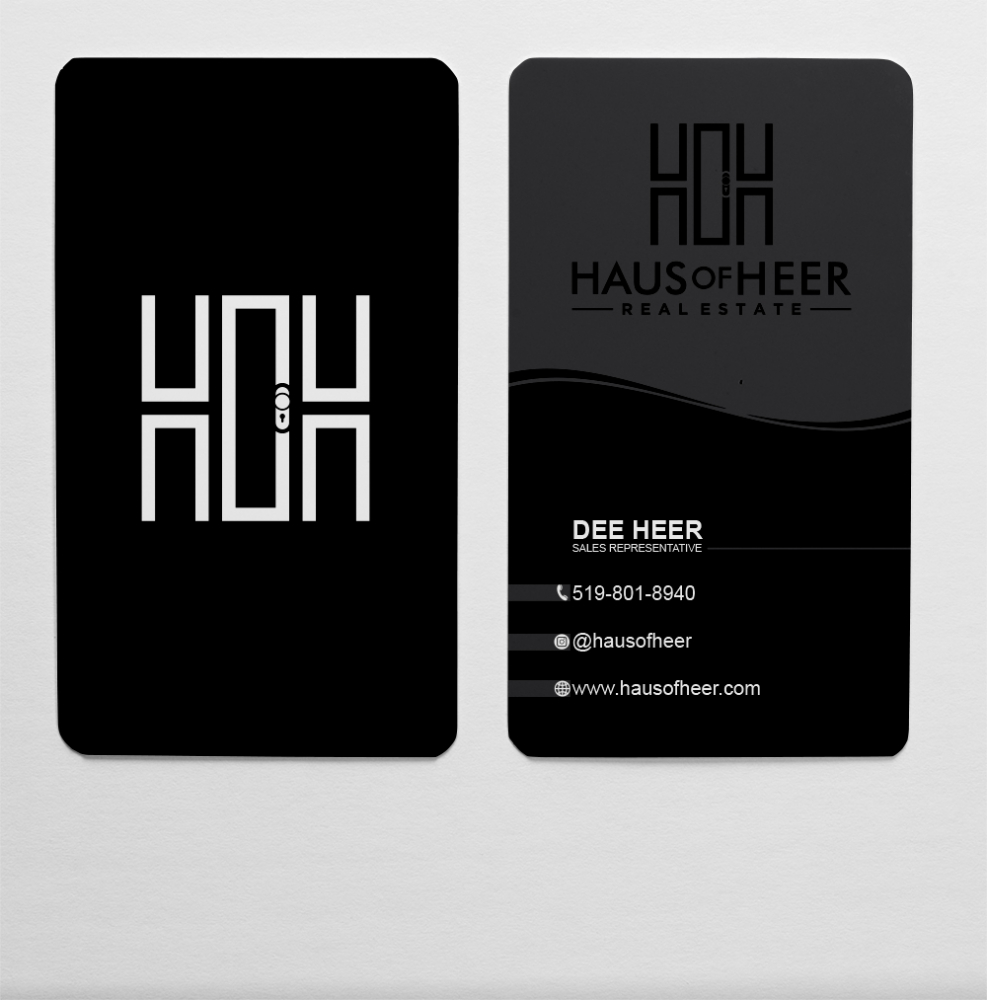 Haus of Heer also known as HOH (short form) logo design by Sofia Shakir