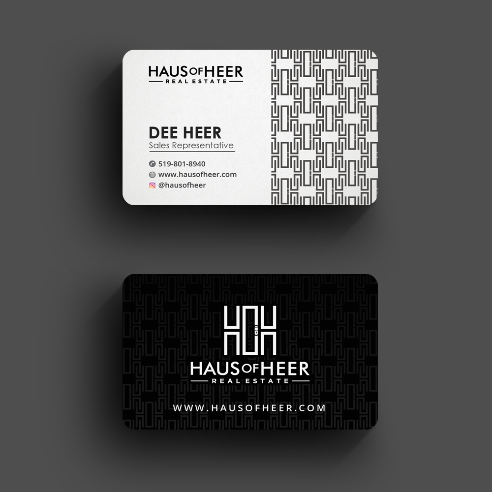 Haus of Heer also known as HOH (short form) logo design by DreamLogoDesign