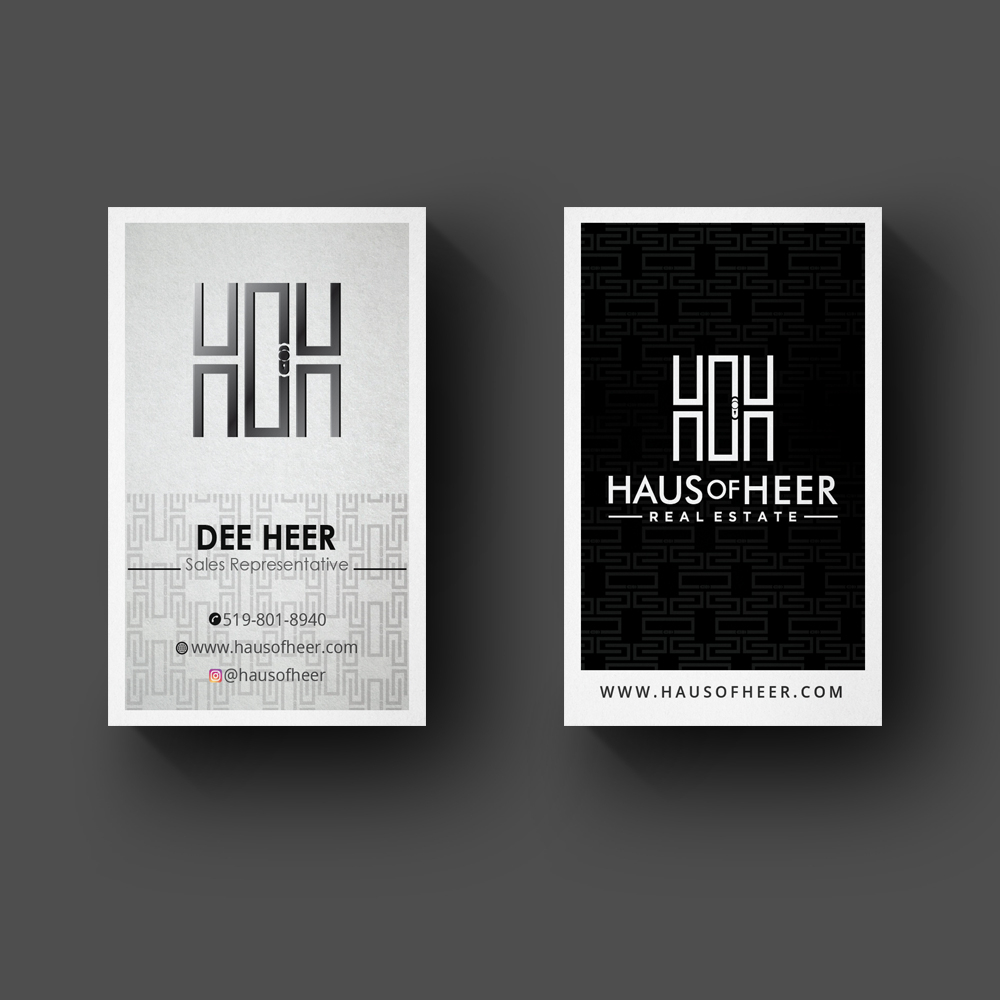 Haus of Heer also known as HOH (short form) logo design by DreamLogoDesign