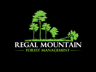 Regal Mountain Forest Management logo design by Erasedink