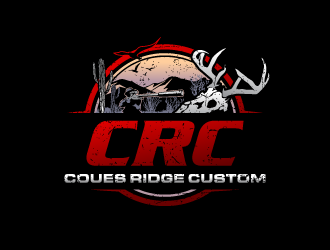 COUES RIDGE CUSTOM logo design by bernard ferrer