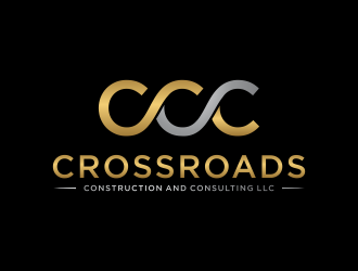 Crossroads Construction and Consulting LLC logo design by ozenkgraphic