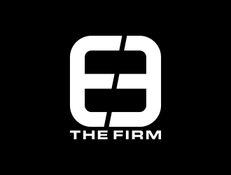 E3 The Firm logo design by maseru