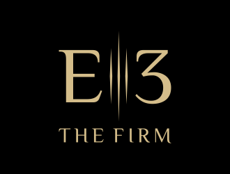 E3 The Firm logo design by hashirama