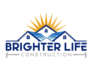 Brighter Life Construction  logo design by axel182