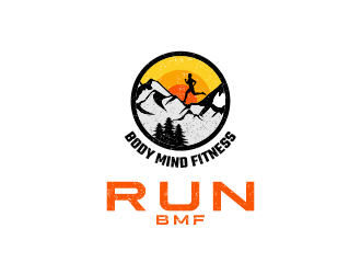Run BMF logo design by brandshark