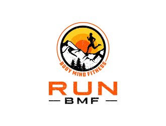 Run BMF logo design by brandshark