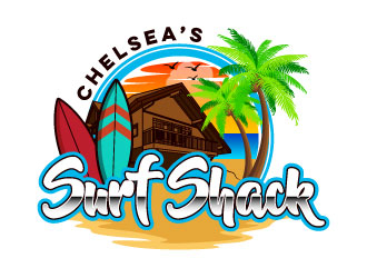 Chelseas Surf Shack logo design by daywalker