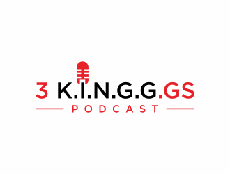  3 K.I.N.G.G.Gs Podcast logo design by andayani*