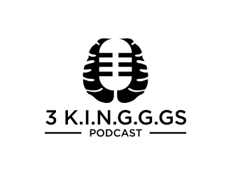  3 K.I.N.G.G.Gs Podcast logo design by GassPoll