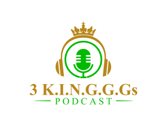  3 K.I.N.G.G.Gs Podcast logo design by GassPoll