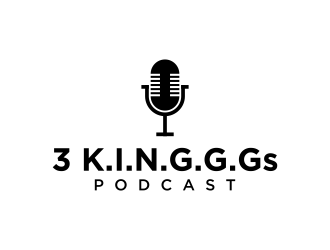  3 K.I.N.G.G.Gs Podcast logo design by salis17