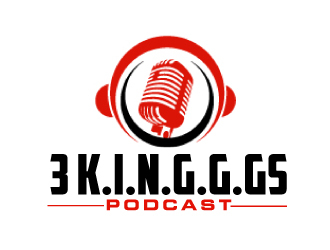  3 K.I.N.G.G.Gs Podcast logo design by AamirKhan