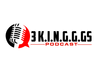  3 K.I.N.G.G.Gs Podcast logo design by AamirKhan