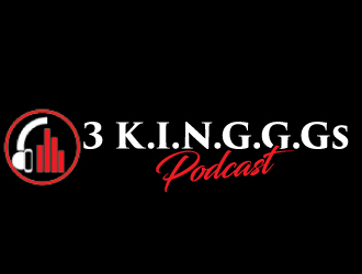  3 K.I.N.G.G.Gs Podcast logo design by AamirKhan