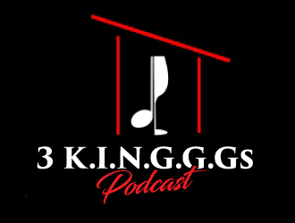  3 K.I.N.G.G.Gs Podcast logo design by AamirKhan
