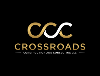 Crossroads Construction and Consulting LLC logo design by ozenkgraphic