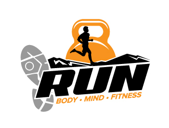 Run BMF logo design by jaize