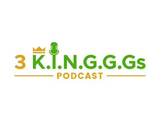 3 K.I.N.G.G.Gs Podcast logo design by lexipej