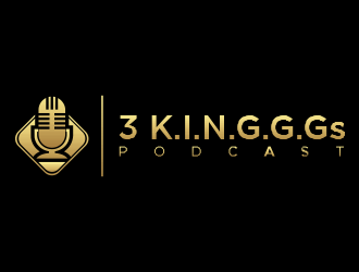  3 K.I.N.G.G.Gs Podcast logo design by santrie