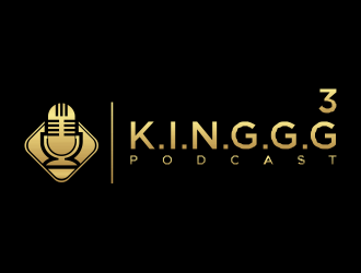  3 K.I.N.G.G.Gs Podcast logo design by santrie