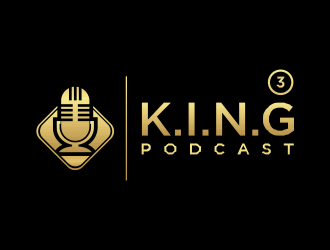  3 K.I.N.G.G.Gs Podcast logo design by santrie