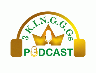  3 K.I.N.G.G.Gs Podcast logo design by Htz_Creative