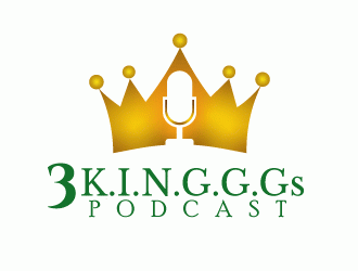  3 K.I.N.G.G.Gs Podcast logo design by Htz_Creative