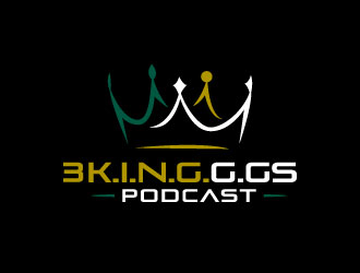  3 K.I.N.G.G.Gs Podcast logo design by bernard ferrer