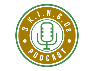  3 K.I.N.G.G.Gs Podcast logo design by akilis13