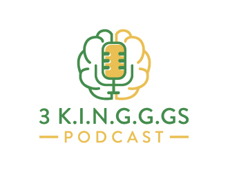  3 K.I.N.G.G.Gs Podcast logo design by akilis13