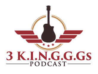  3 K.I.N.G.G.Gs Podcast logo design by AamirKhan