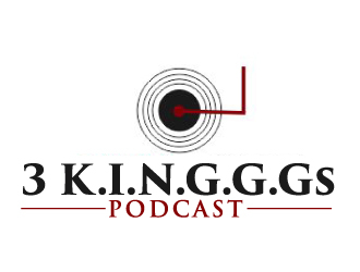  3 K.I.N.G.G.Gs Podcast logo design by AamirKhan